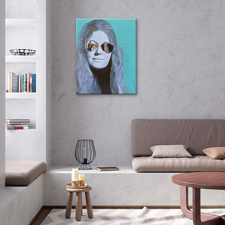 Gloria Sees You-Acrylics/Mixed Media on Canvas-annettebackart