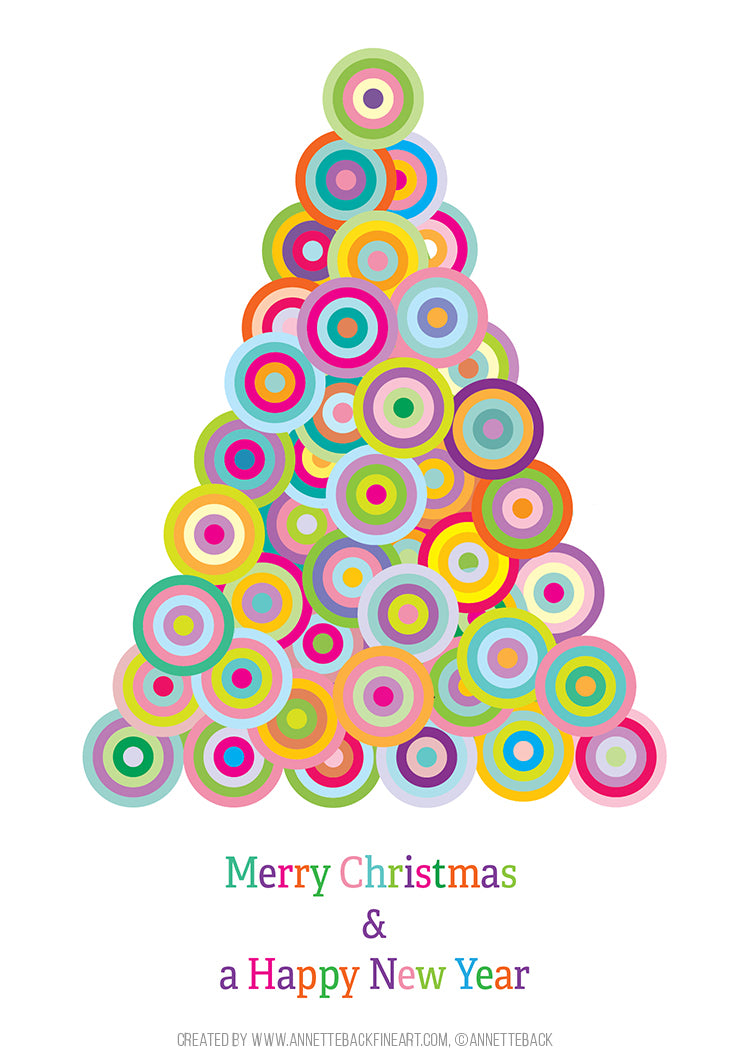 Christmas Card, Digital-Notecard-annettebackart