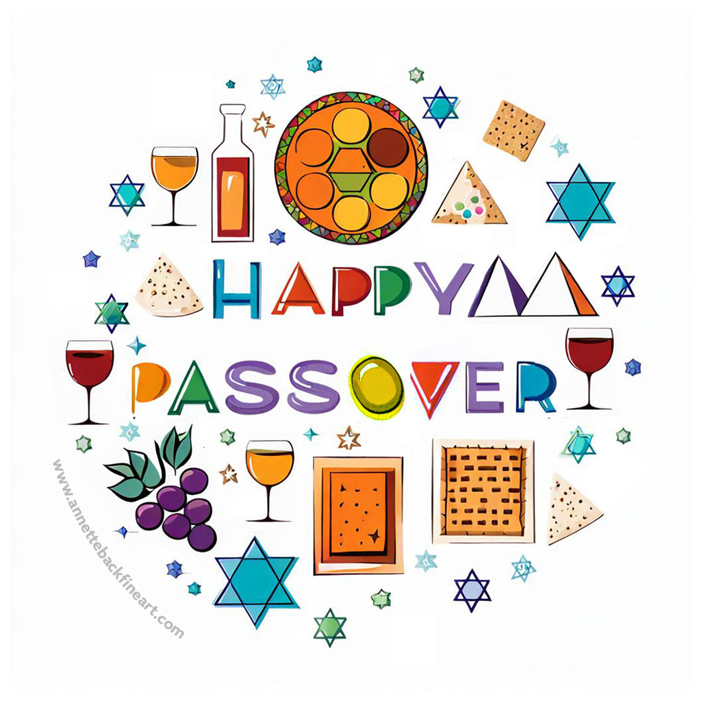 Passover Note Card, Digital-Notecard-annettebackart