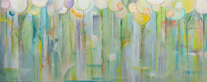 In Dreams by Annette Back - 40x16-Original Oil on Canvas-annettebackart