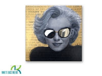 Marilyn Sees You-Acrylics/Mixed Media on Canvas-annettebackart