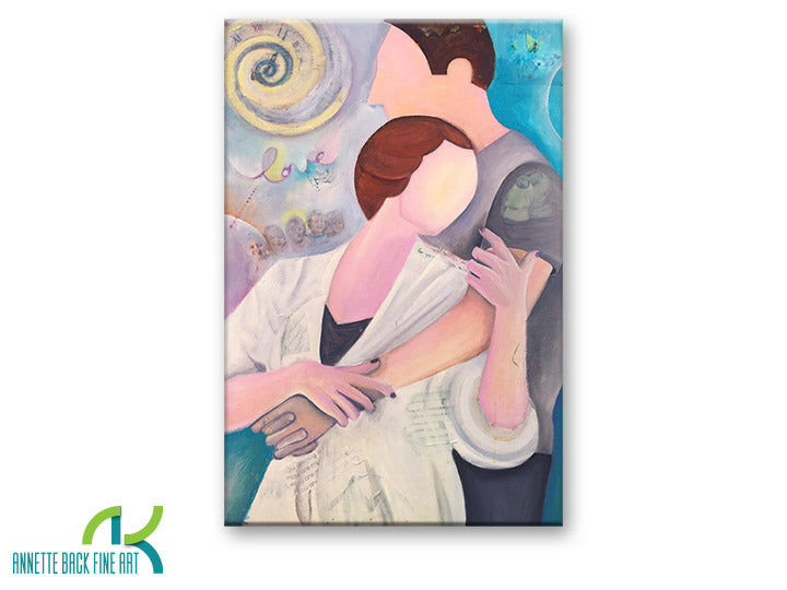 Hold Me by Annette Back - 24x36-Original Oil on Canvas-annettebackart