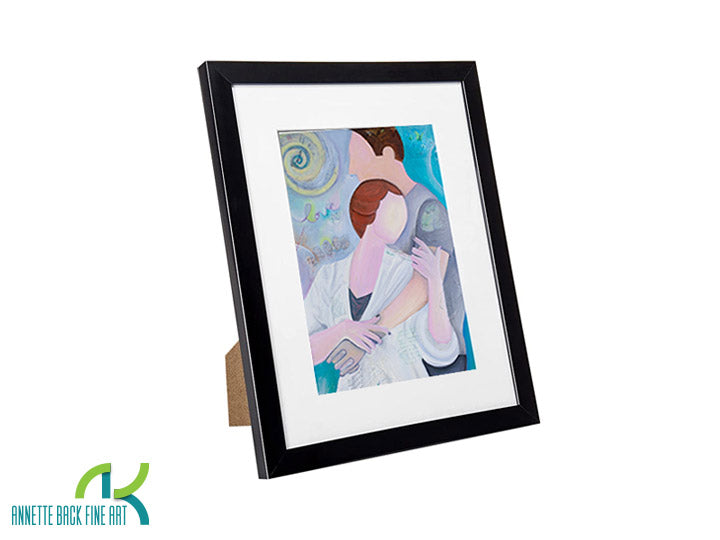 Hold Me - Valentines Special/Fine Art Paper Print - Frame Optional-Art Print-annettebackart