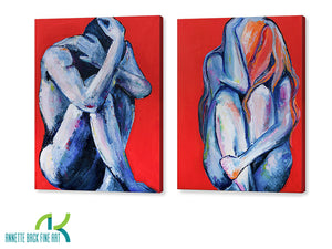 Deux-Pair - Gallery Wrap-Canvas Wraps-annettebackart