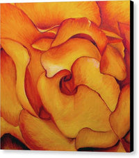 Fire & Rose - Gallery Wrap-Canvas Wraps-annettebackart