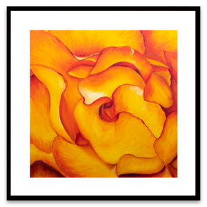 Fire & Rose - Framed Print-Framed Print-annettebackart
