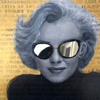 Marilyn Sees You-Acrylics/Mixed Media on Canvas-annettebackart