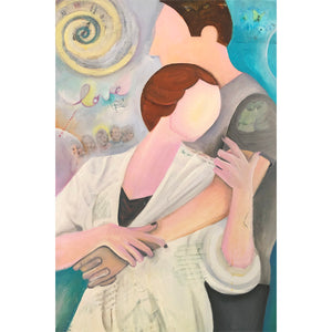 Hold Me by Annette Back - 24x36-Original Oil on Canvas-annettebackart